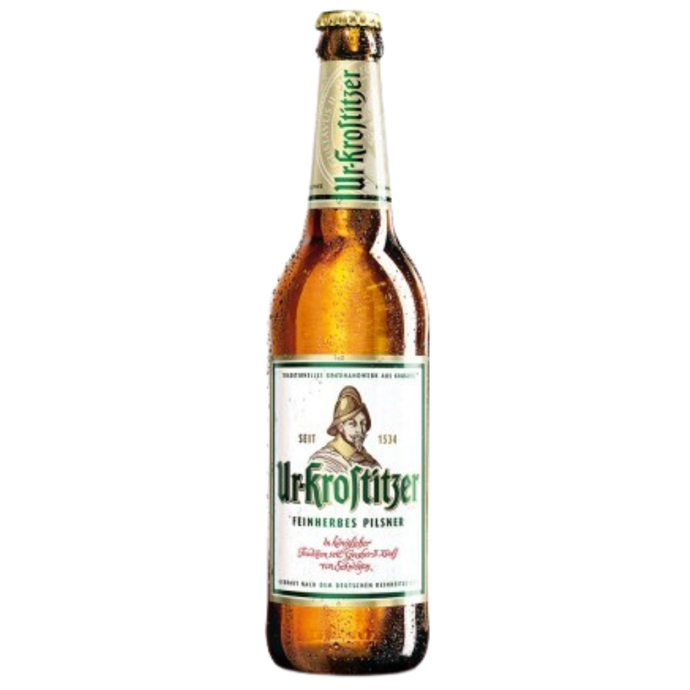Ur-Krostitzer Pilsener 0,33L Mehrweg Flasche.