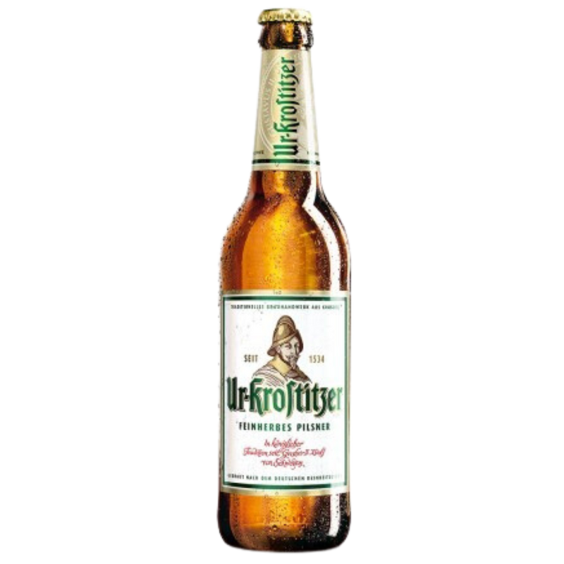 Ur-Krostitzer Pilsener 0,33L Mehrweg Flasche.