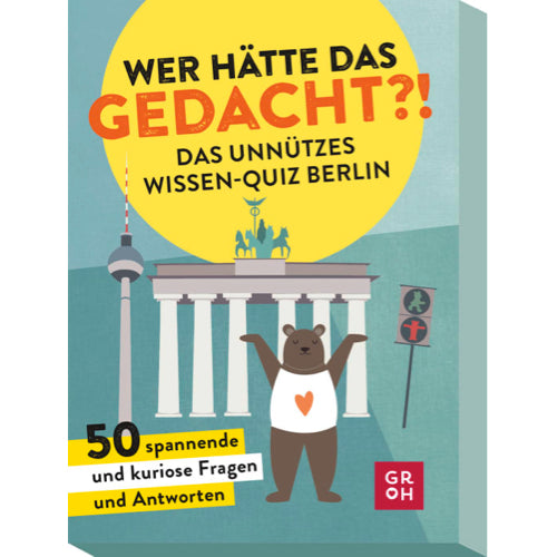 Wer hätte das gedacht?! Das Unnützes Wissen-Quiz Berlin - Spiel