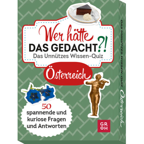 Wer hätte das gedacht?! Das Unnützes Wissen-Quiz Österreich - Spiel