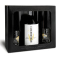 Bierlikör Geschenkset 0,5l mit 2 Likör-Gläsern – Edler Likör aus Ziegenbock Bier, 25 % vol. aus dem Erzgebirge
