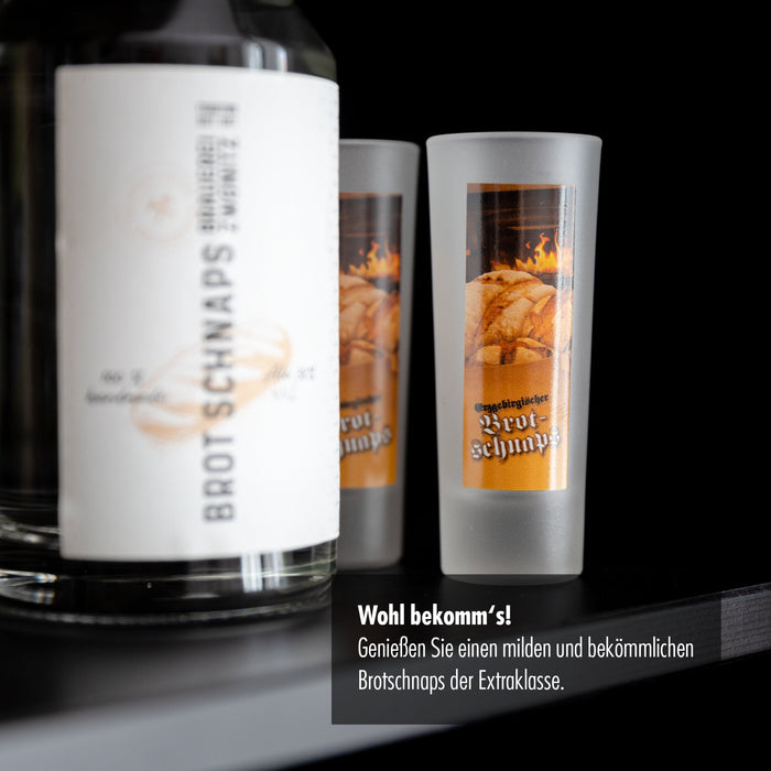 Brotschnaps 0,5l – Spirituose mit besonderem Brot-Aroma - handmade aus dem Erzgebirge