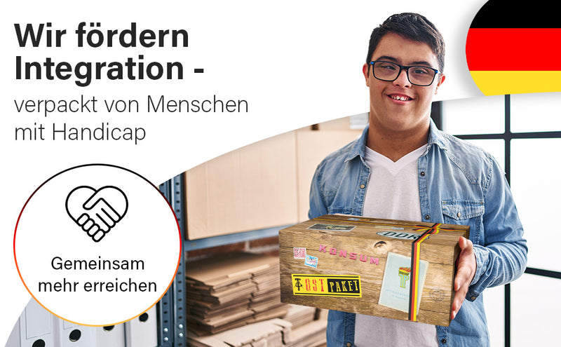 Ostpaket "SPEZIALITÄTEN BOX XXL" mit Buch - Marken der DDR