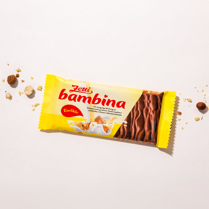Zetti Bambina Eierlikör Tafel Karamell und Haselnußsplittern 100g