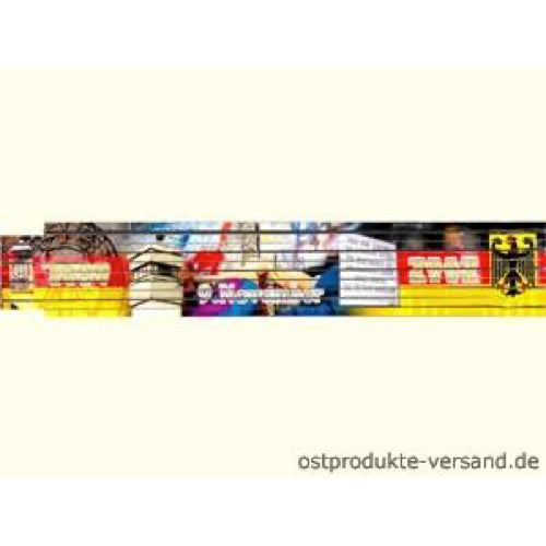 Zollstock der Grenzöffnung