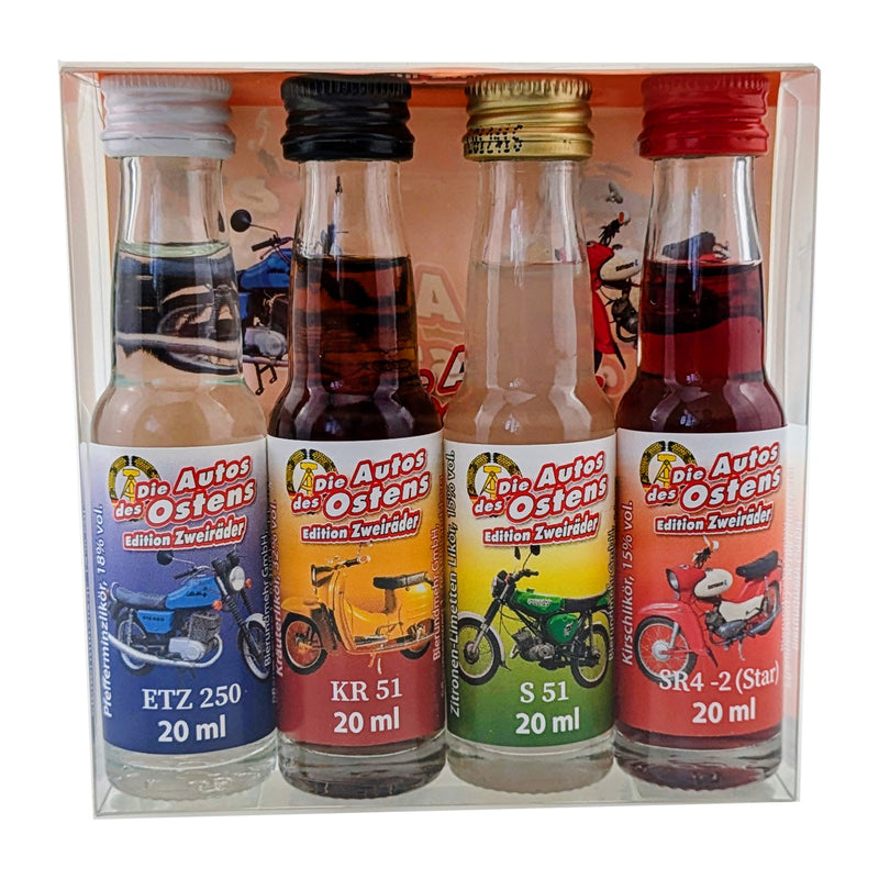 DDR Spaßliköre Edition Zweiräder 4x 0,02l
