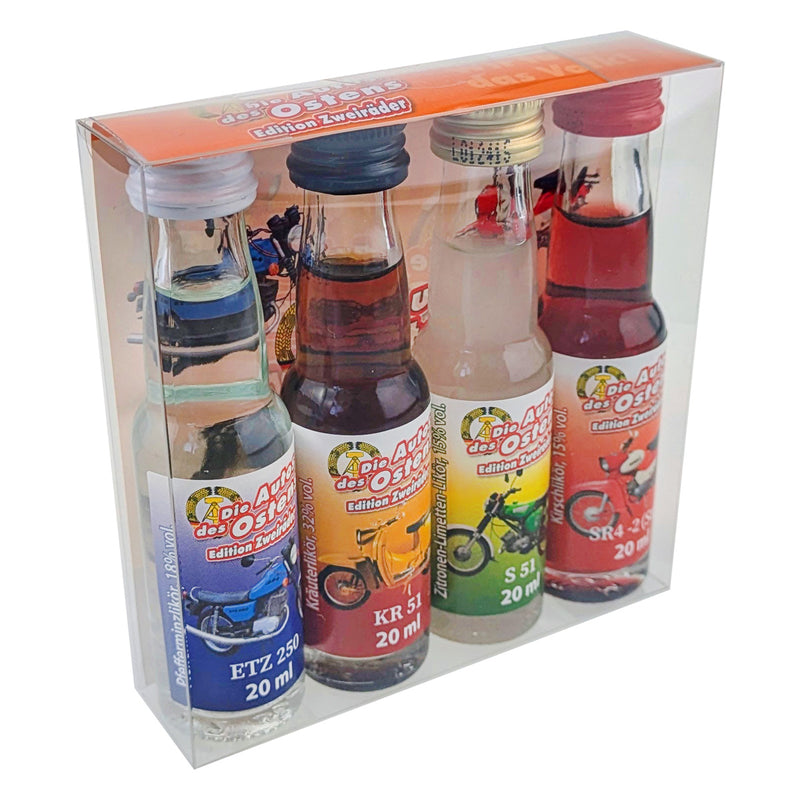 DDR Spaßliköre Edition Zweiräder 4x 0,02l