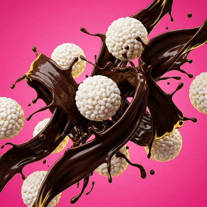 Argenta Puffreistafel – Knuspergenuss mit edle Zartbitter-Schokolade für feinherben Genuss 60g