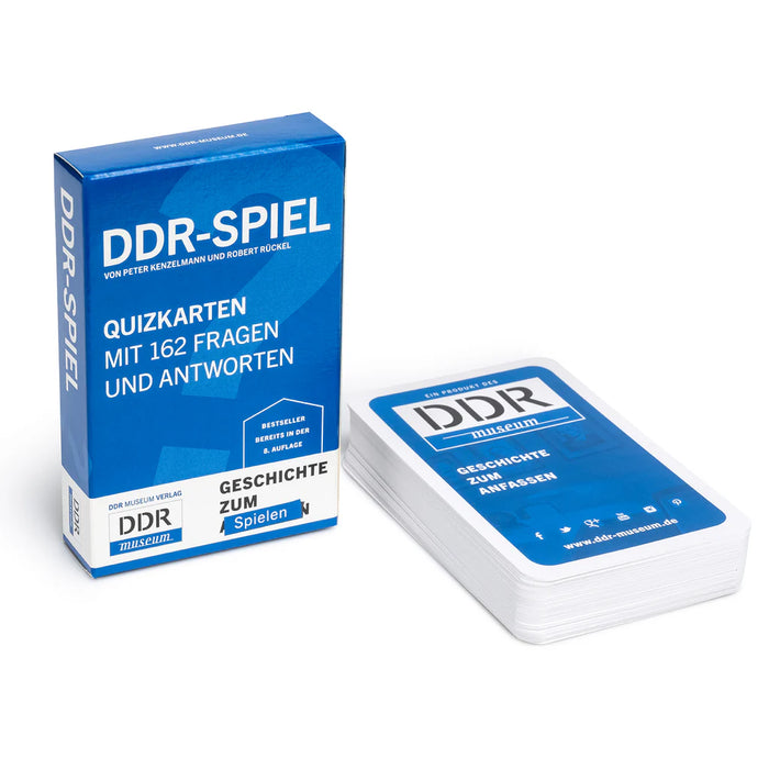 Das DDR Spiel - Quizkarten mit 162 Fragen und Antworten