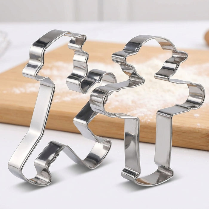 Keksausstecher Plätzchenausstecher aus Edelstahl als Ampelmann-Steher 7,5 groß