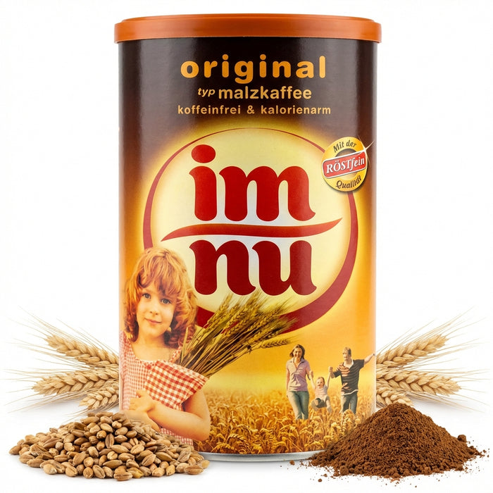 Im Nu – koffeinfreier Malzkaffee von Röstfein, 200 g Dose – mild, bekömmlich & kalorienarm