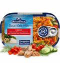 RügenFisch Scomber Mix Classic 120 g – Zerkleinerte Makrelenfilets mit Gemüse und fruchtigem Tomatenmark, proteinreich