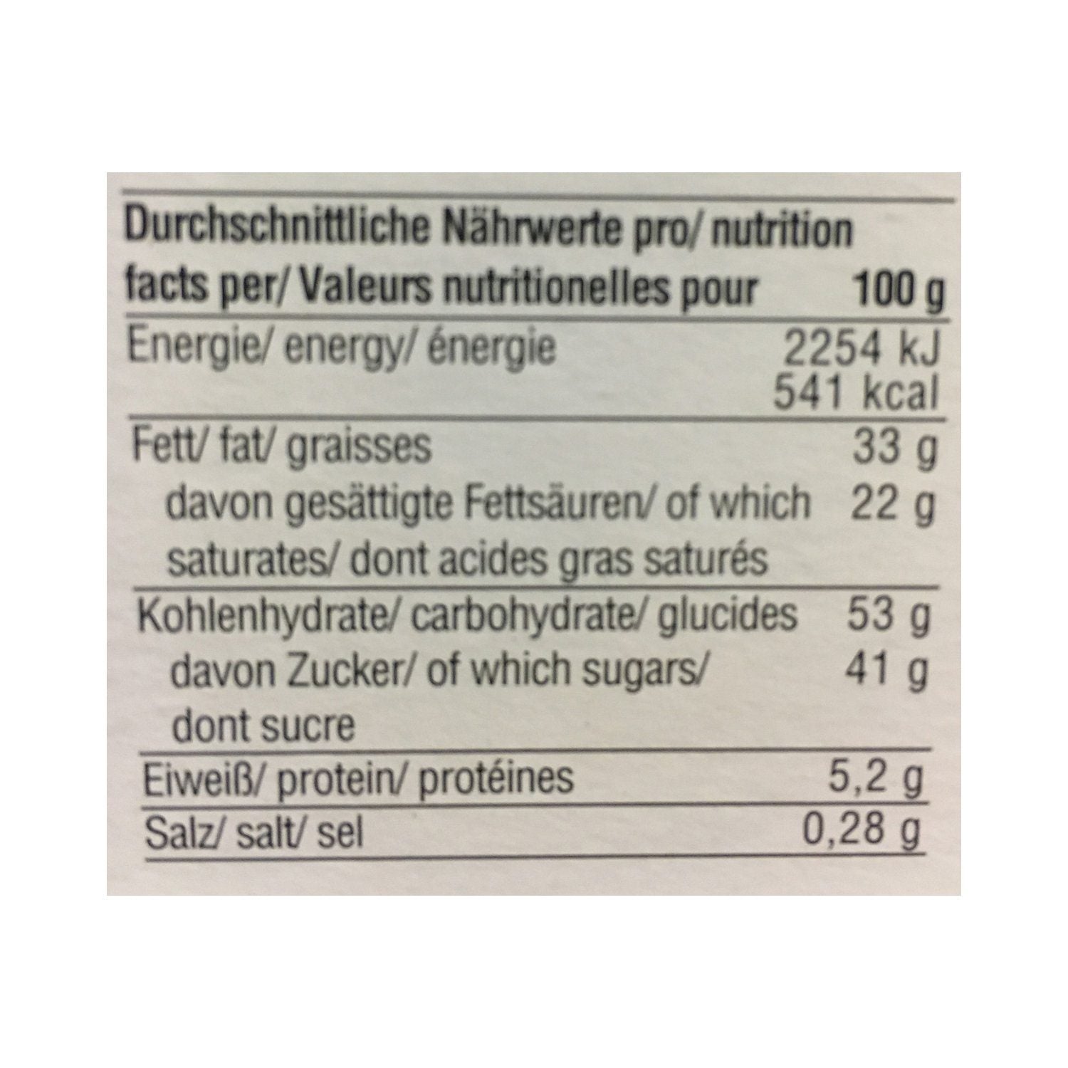 Vadossi Kalter Hund Goldbarren 425g