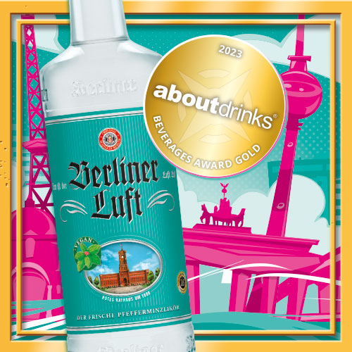 SCHILKIN Berliner Luft Pfefferminz Likör 0,7 L 18% vol. – Klarer & frischer Minzgenuss mit Kultfaktor aus Berlin