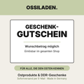 Geschenk-Gutschein Ossiladen.de 10€ - 100€