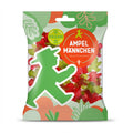 Vegane & Glutenfreie Fruchtgummis Gummibärchen Kirsche- & Waldmeister rot-grün in Ampelmännchen-Figuren, 160 g