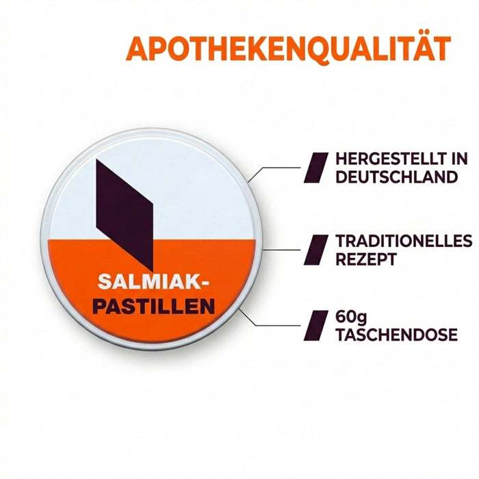 Salmiak - Pastillen 60g - Qualität aus der Apotheke