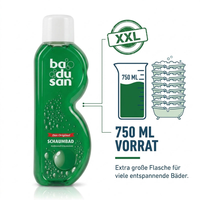 Badusan Duftschaumbad Rosskastanien-Duft 750ml