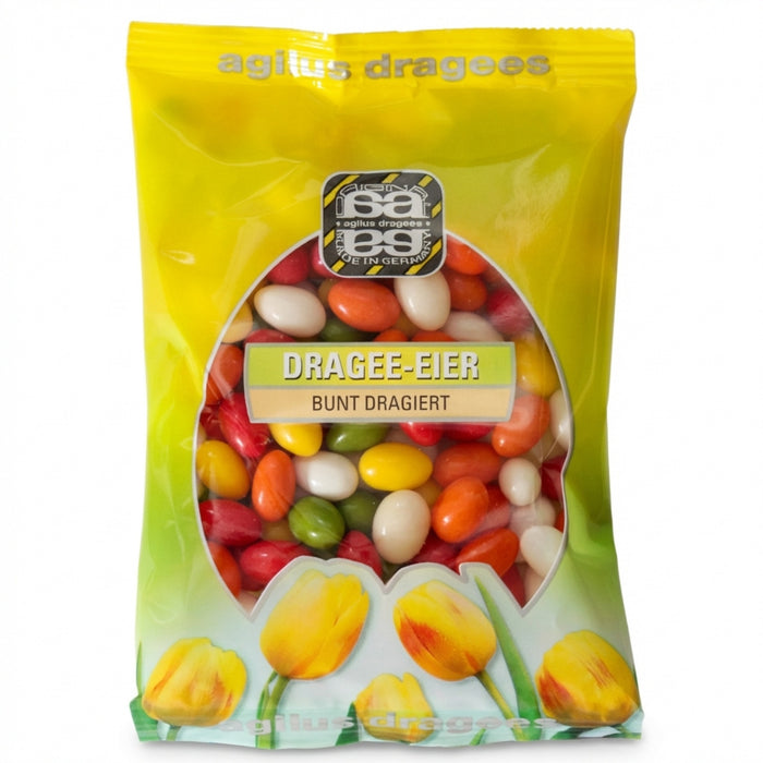 Bunte Dragee-Eier fürs Osternest - ähnlich Bodeta - süß & fruchtig mit Zuckerüberzug 150g