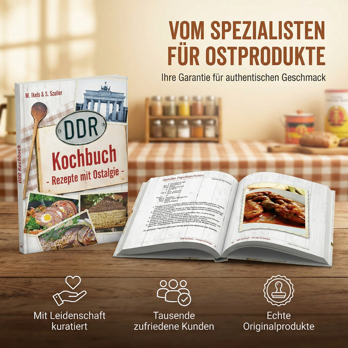 DDR Kochbuch - Rezepte mit Ostalgie - 114 Seiten