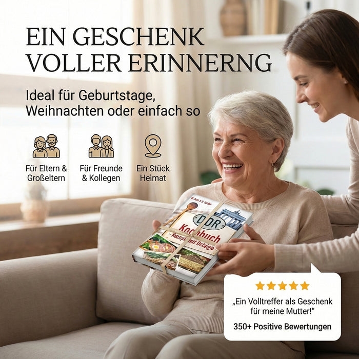 DDR Kochbuch - Rezepte mit Ostalgie - 114 Seiten