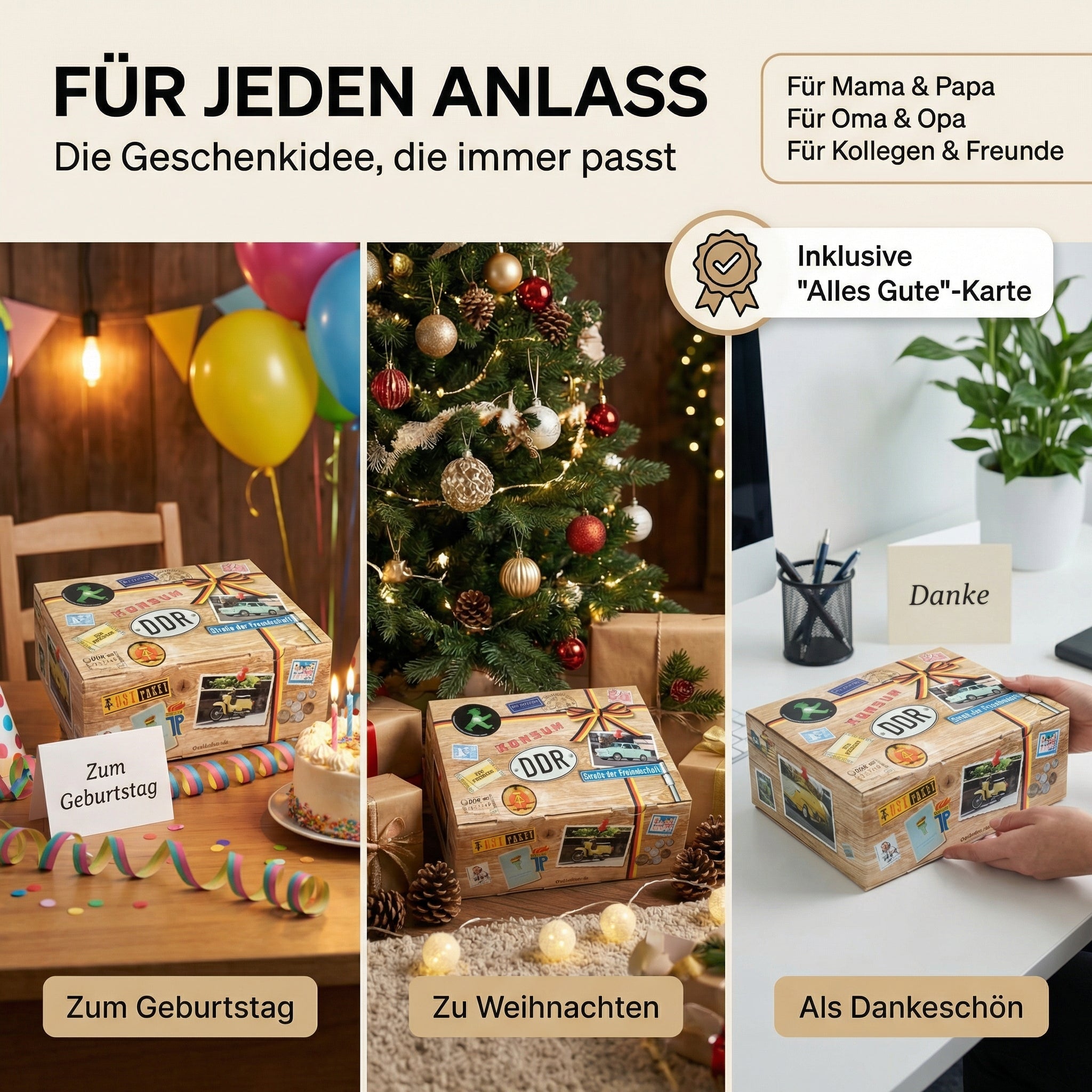 Weihnachtsmann - Spezialitäten Set M - Ossiladen I Ostprodukte Versand