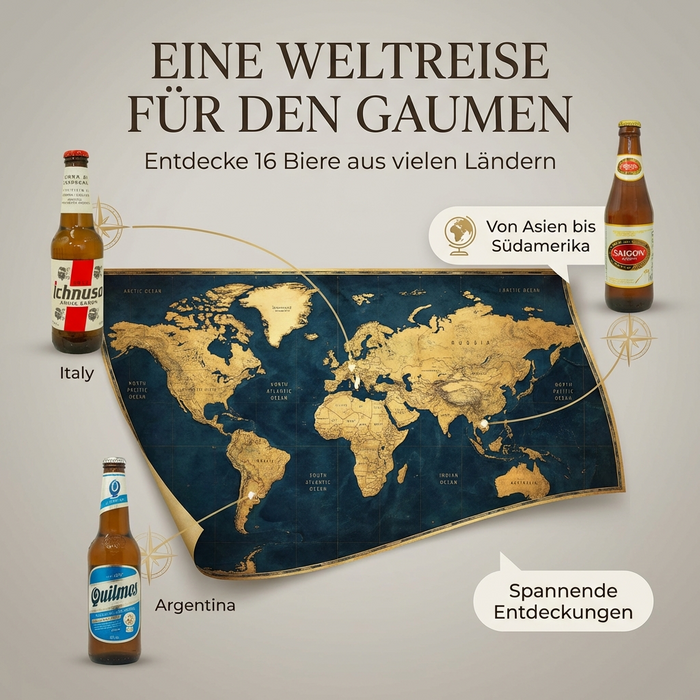 Beste Biere Welt 16er Set - Mehrweg