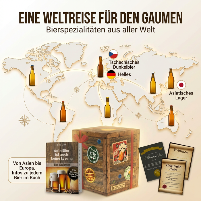 12 Beste Biere der Welt in Geschenkbox