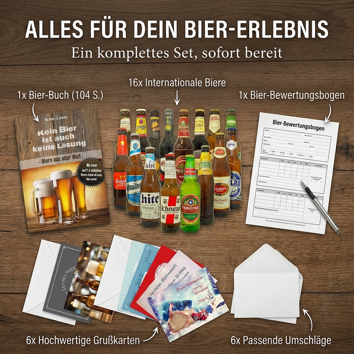 Beste Biere Welt 16er Set - Mehrweg