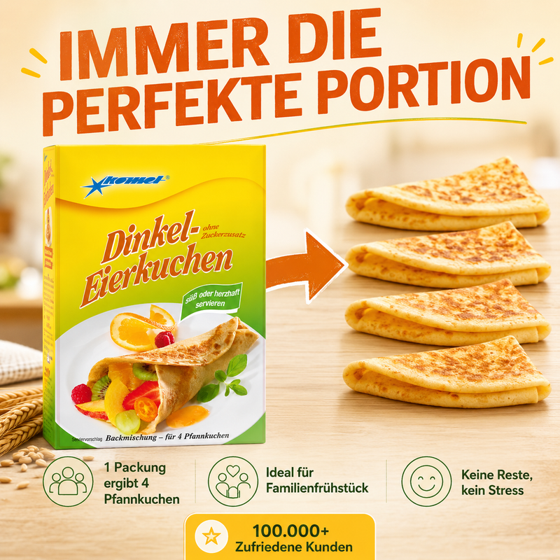 Dinkel-Eierkuchen (Komet)