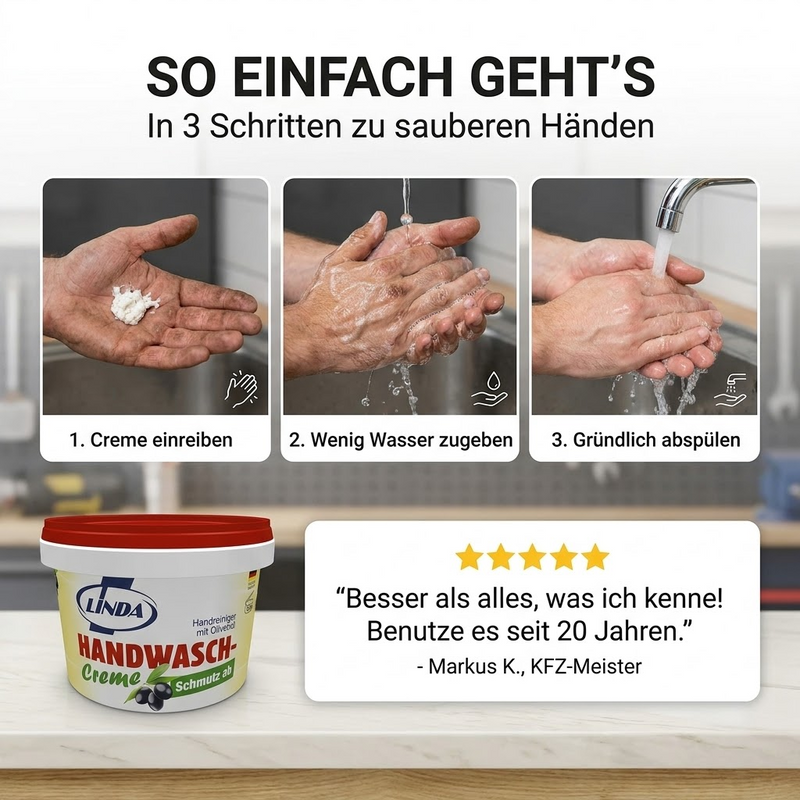 Linda Schmutz ab - Handwasch-Creme