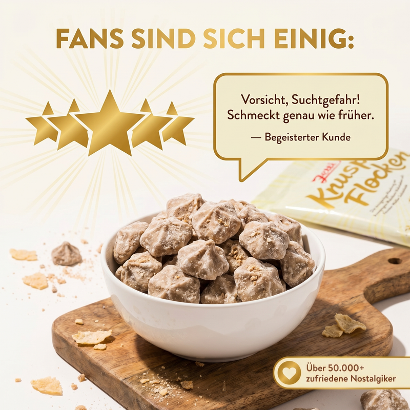 Zetti Knusperflocken weiße Schokolade mit Roggenknäckebrot 120g