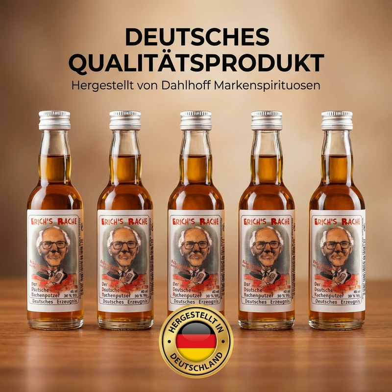Halbbitter Erichs Rache 40ml - Kräuterlikör aus 56 Kräutern 30% vol.