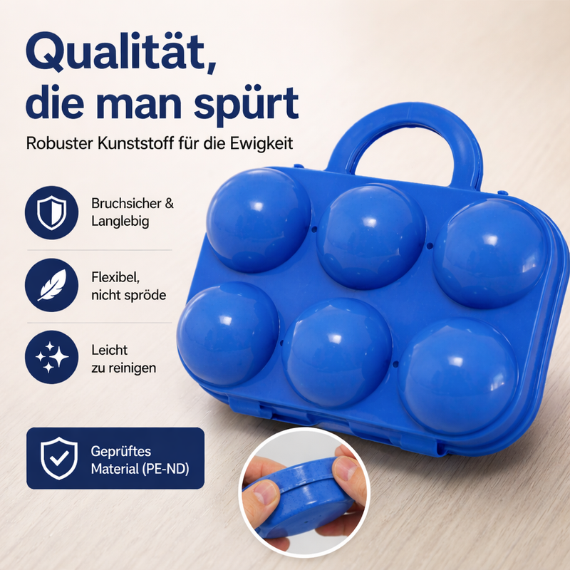 Eierträger 6er in Blau