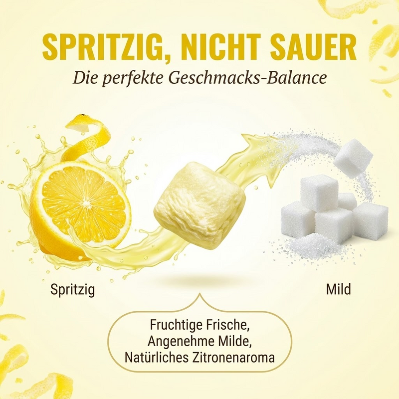 Viba Zitronen Kissen 90g, mürbe & fruchtiger Zitronengeschmack