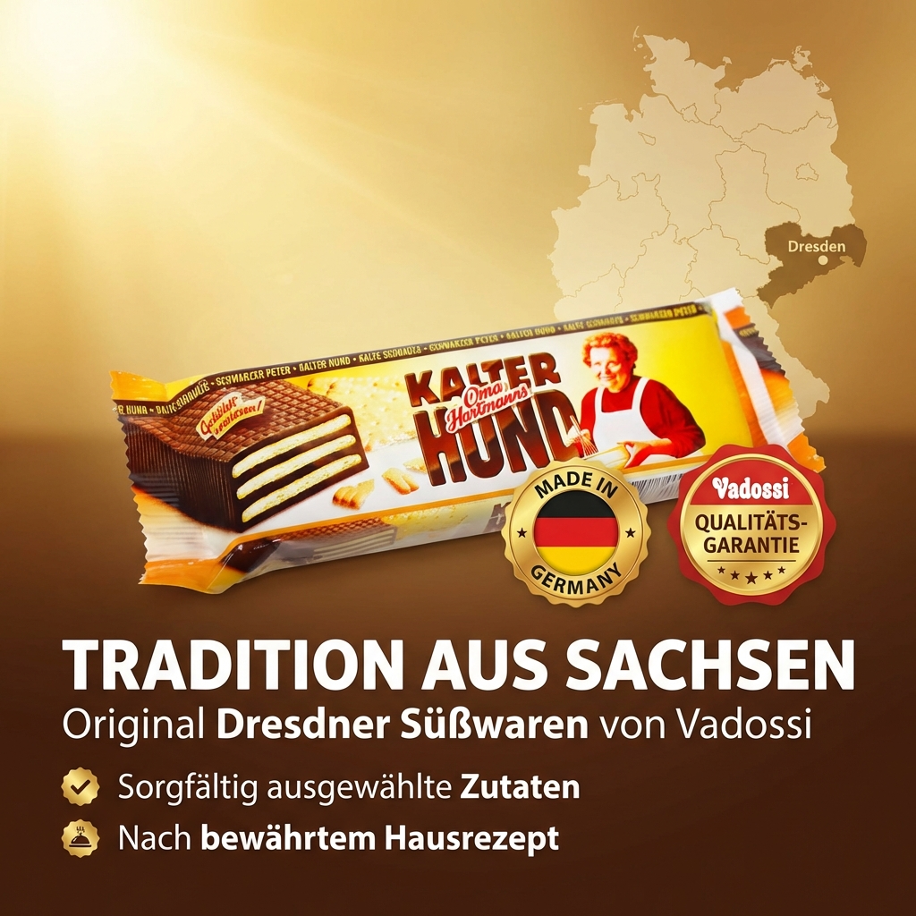 Vadossi Kalter Hund aus Keks und Schokolade - Rezept aus Omas Zeiten 175g