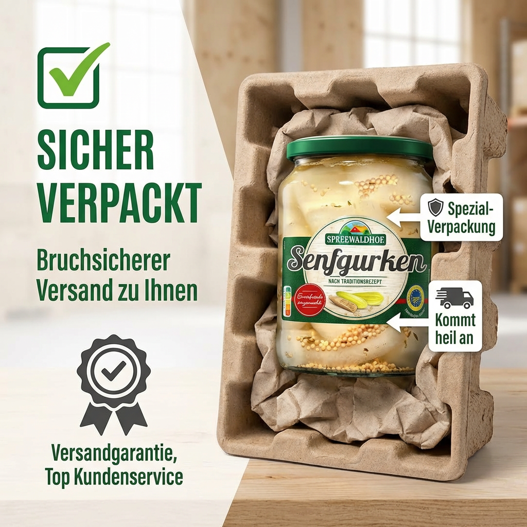 Senfgurken aus dem Spreewald 420g