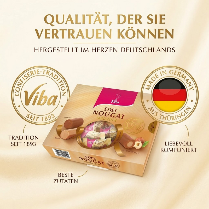 Viba Edel Nougat Variation Selection 130g