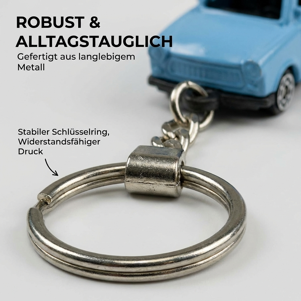 Witziger Trabant-Schlüsselanhänger für die Tasche