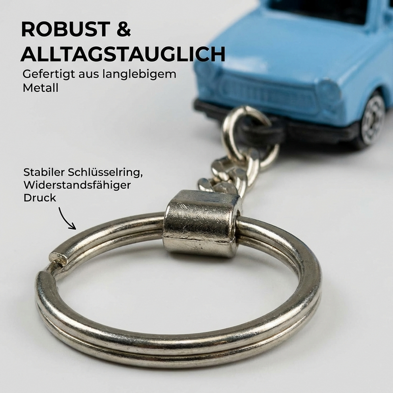Witziger Trabant-Schlüsselanhänger für die Tasche