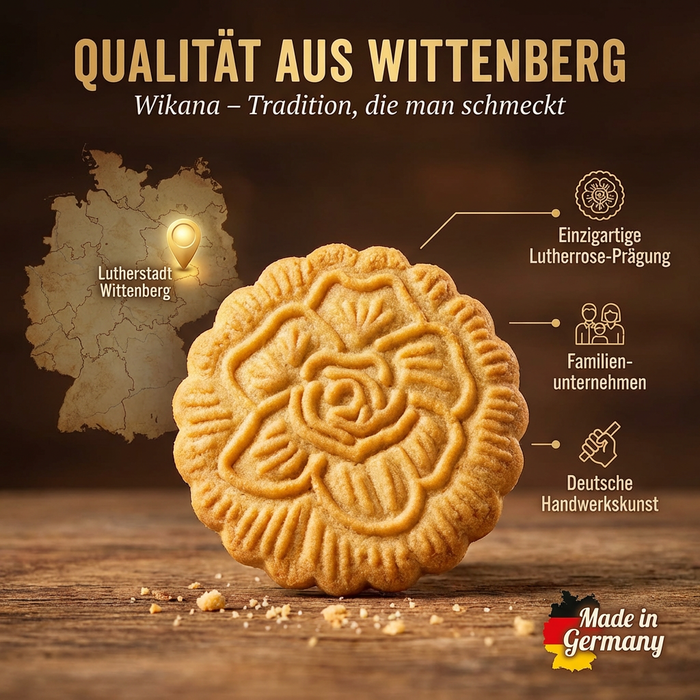 Wikana Butterkeks 125g – Knuspriger Genuss mit feiner Butternote