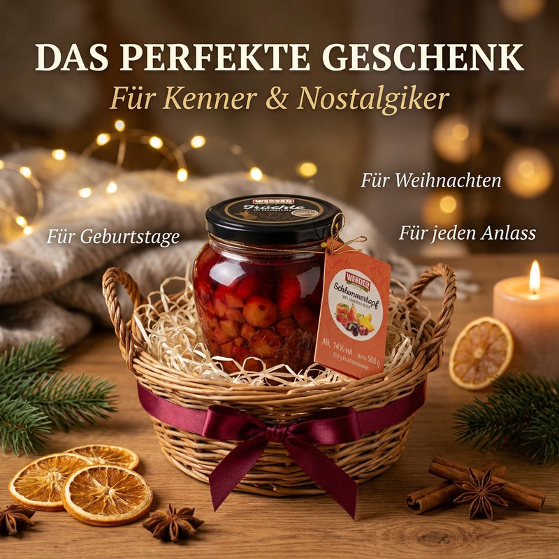 Werder Schlemmer-Rumtopf mit Jamaika Rum 14% vol. 250g Frucht - handgefertigt
