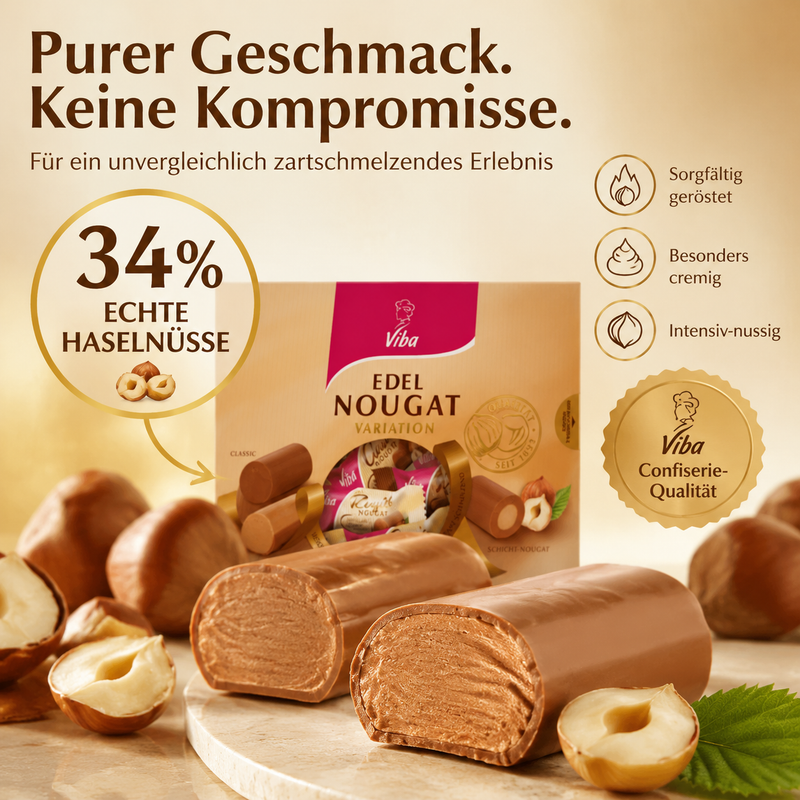 Viba Edel Nougat Variation Selection 130g