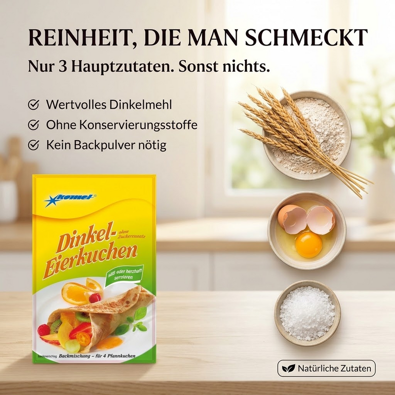 Dinkel-Eierkuchen (Komet)