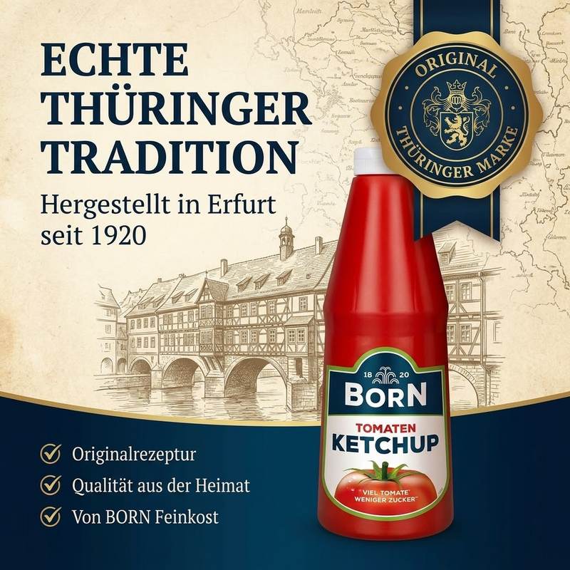Tomaten Ketchup (Born), 1Liter