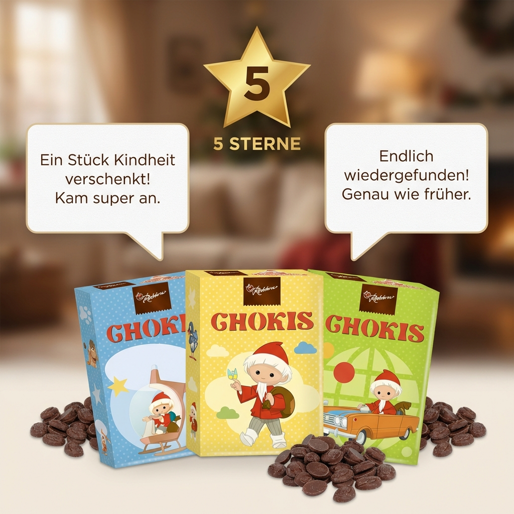 Chokis - Sandmann Vollmilch-Schokolade-Bohne mit Tiermotiven - Rotstern 50g