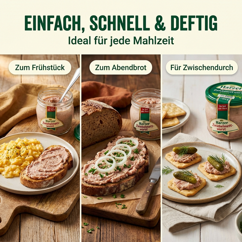 Keunecke Harzer Zwiebelmettwurst, 200g
