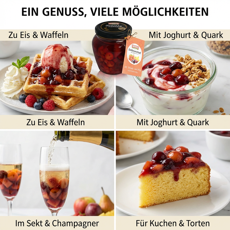 Werder Schlemmer-Rumtopf mit Jamaika Rum 14% vol. 250g Frucht - handgefertigt