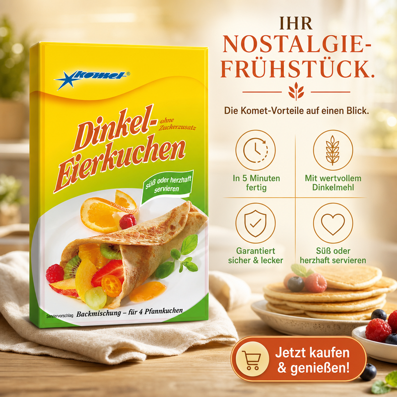 Dinkel-Eierkuchen (Komet)