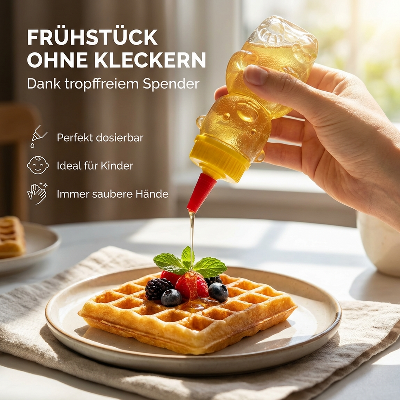 Kleiner Bär mit Honig – Akazienhonig naturbelassen & ungefiltert, 250 g